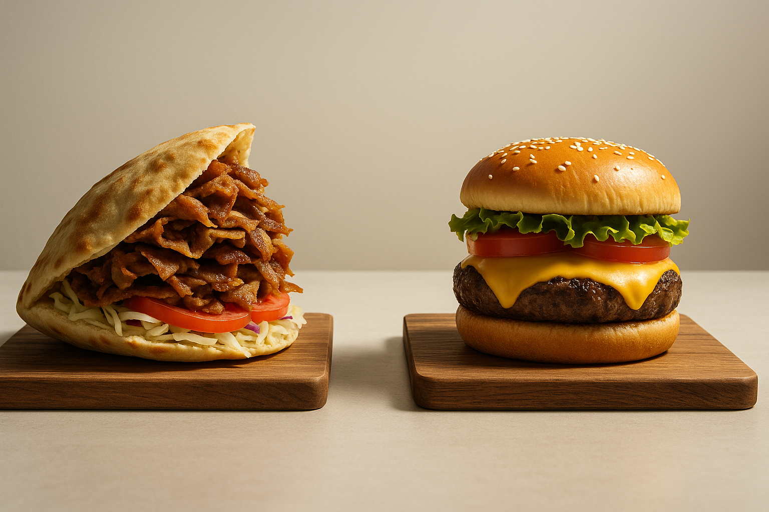 kebab vs burger