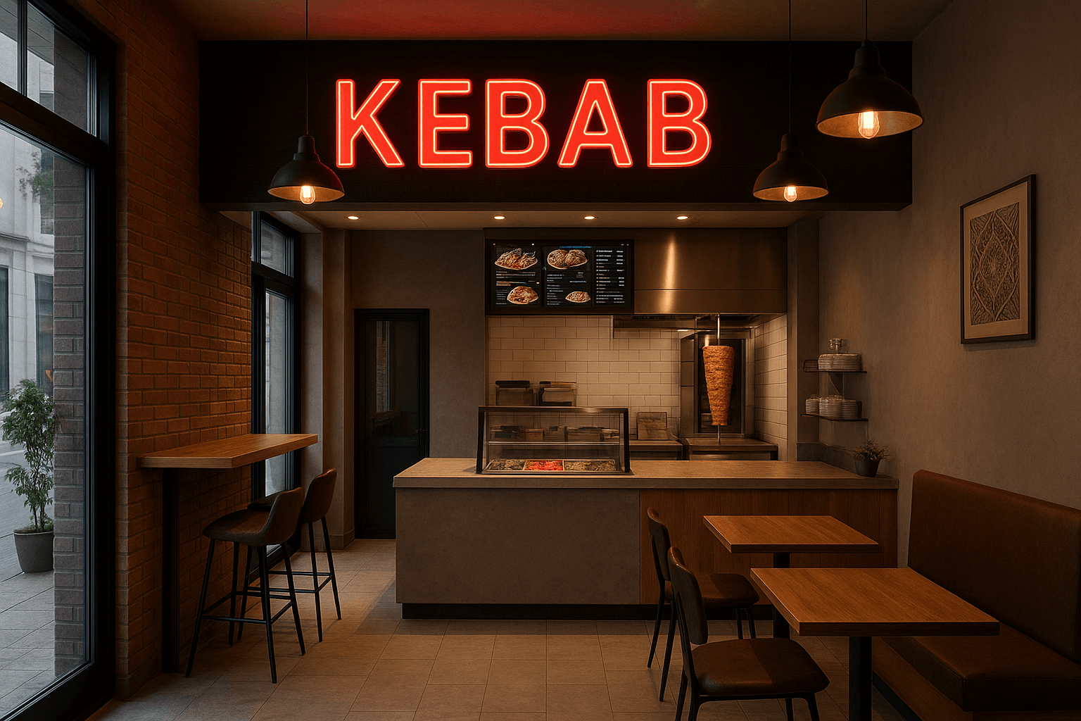 décoration kebab
