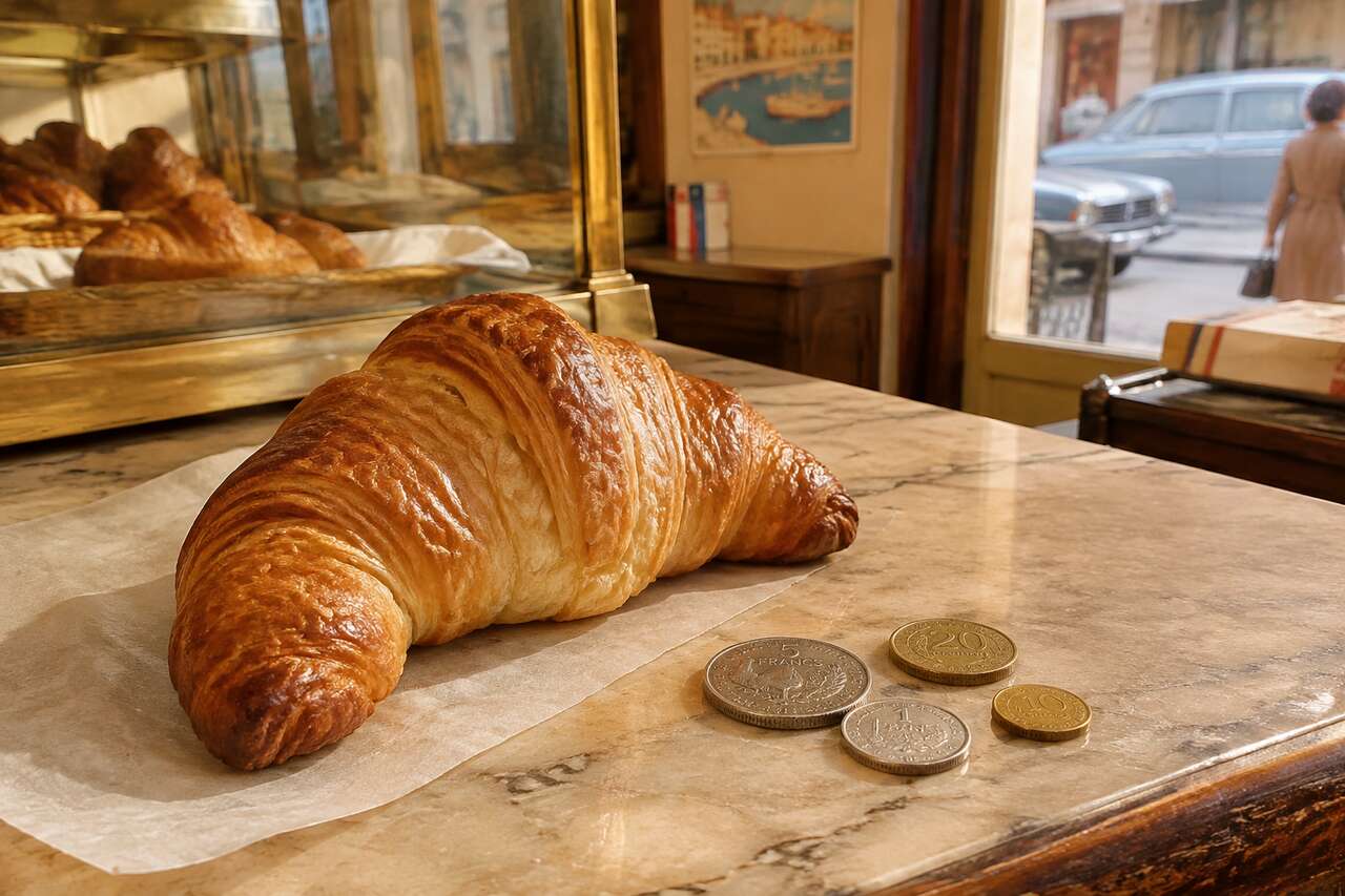 Ce que signifie un prix de croissant en 1980 Ce que signifie un prix de croissant en 1980