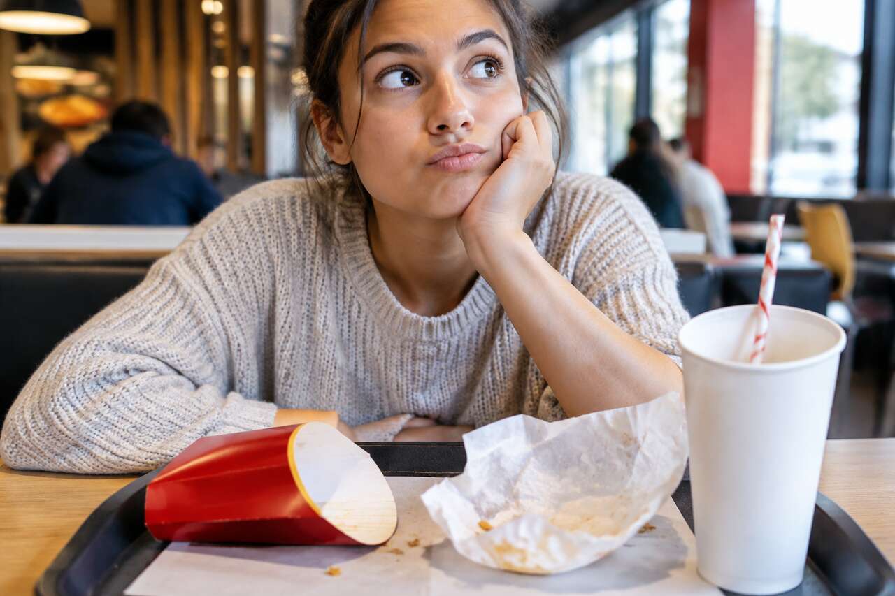 La combinaison burger, frites, boisson : un profil qui cale peu longtemps