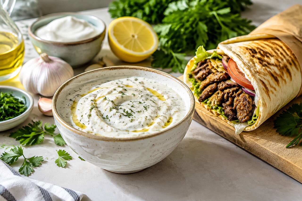 Recettes express : faire une sauce kebab maison en 5 minutes Recettes express : faire une sauce kebab maison en 5 minutes