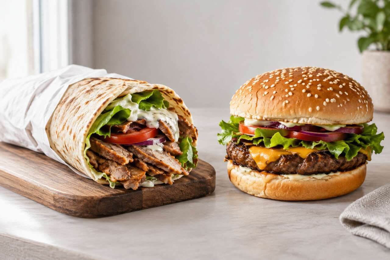 Kebab vs Burger : Qui est le plus gras ?