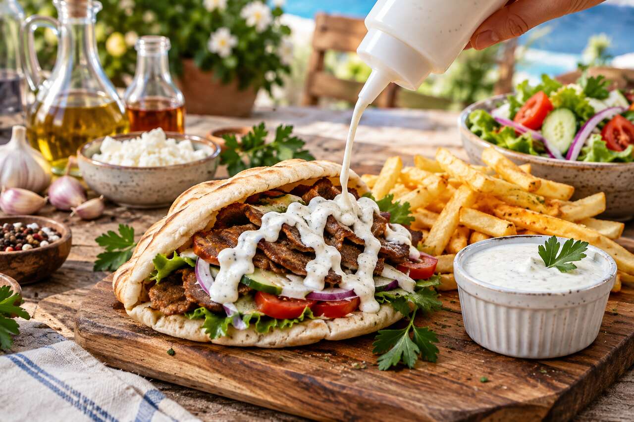Recette de la véritable sauce blanche pour kebab