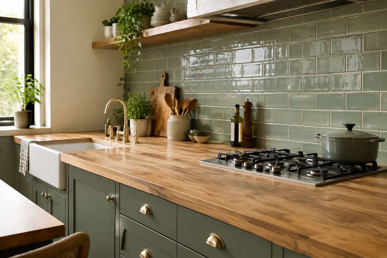 Couleurs et styles: réussir l’accord avec un plan de travail en bois Couleurs et styles: réussir l’accord avec un plan de travail en bois