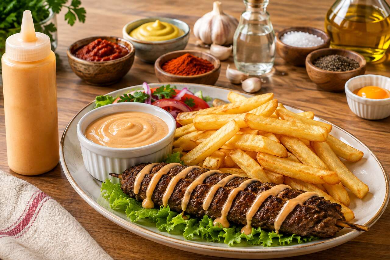 Recette de la véritable sauce algérienne pour kebab