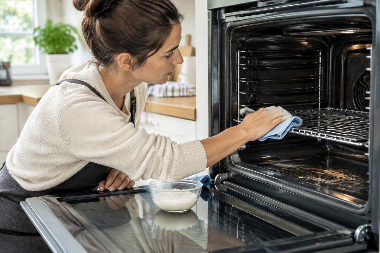 Nettoyer l&rsquo;int&eacute;rieur d&rsquo;un four &eacute;lectrique &eacute;tape par &eacute;tape
