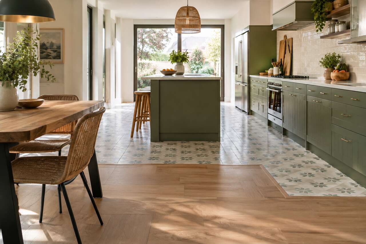 Faut-il privilégier le carrelage ou le parquet dans une cuisine ?