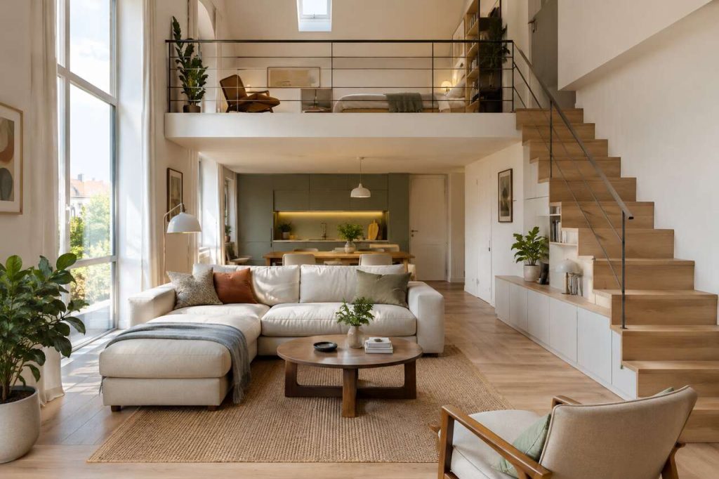 Aménager un salon avec mezzanine : Le guide complet pour un espace optimisé et stylé