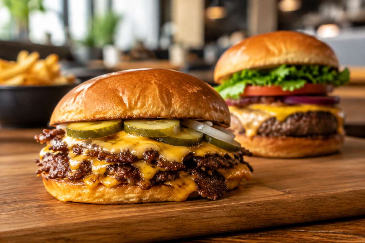 Smash burger: définition et ce qui le distingue du burger classique Smash burger: définition et ce qui le distingue du burger classique