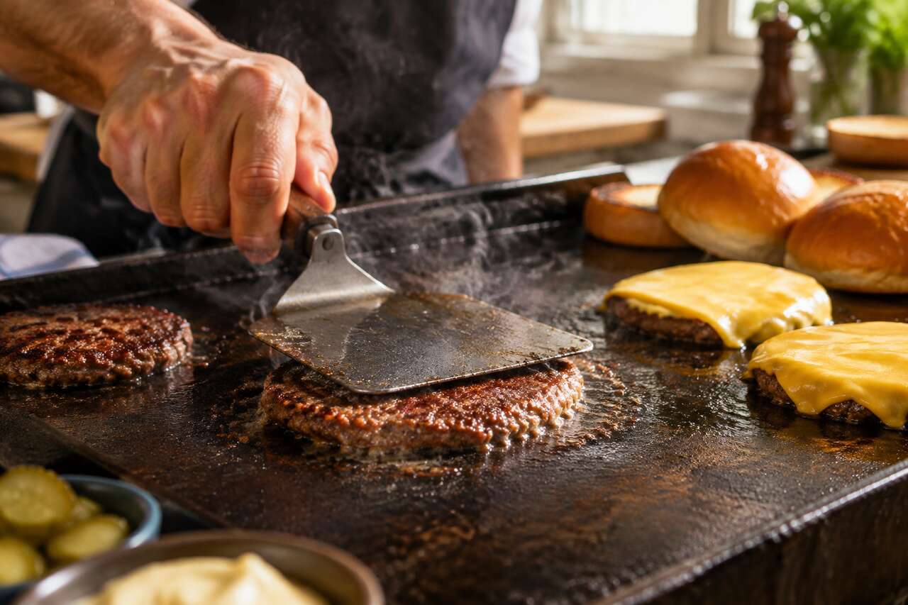 Comment cuire un smash burger: gestes, températures et erreurs à éviter Comment cuire un smash burger: gestes, températures et erreurs à éviter