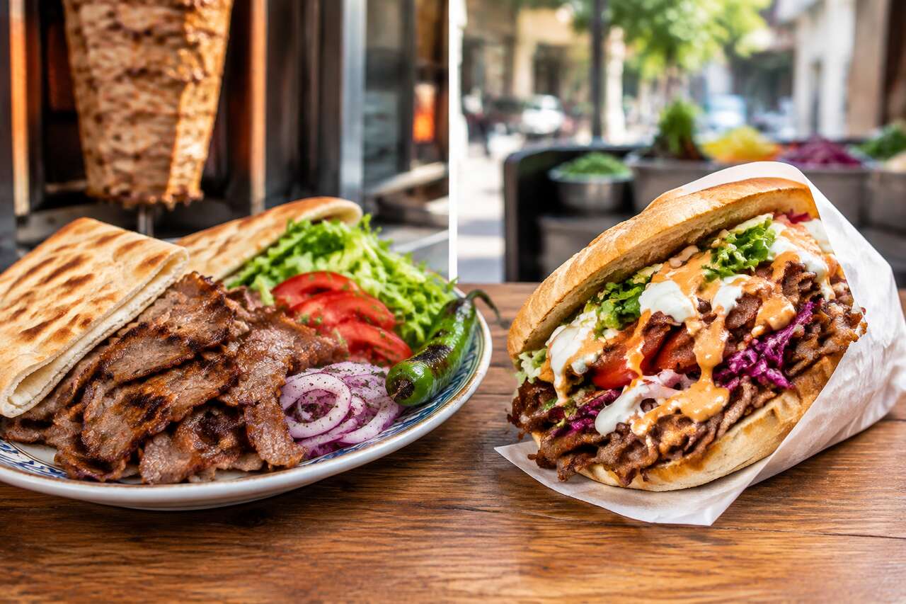 Repères pratiques: reconnaître un döner « à la turque » et un döner « à l’allemande » Repères pratiques: reconnaître un döner « à la turque » et un döner « à l’allemande »