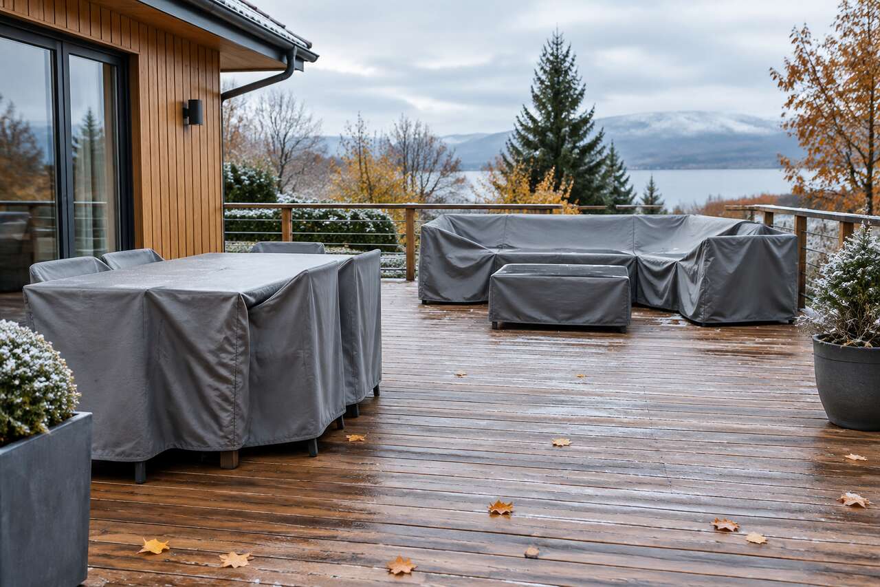 Hivernage du mobilier et entretien minimal jusqu’au printemps Hivernage du mobilier et entretien minimal jusqu’au printemps
