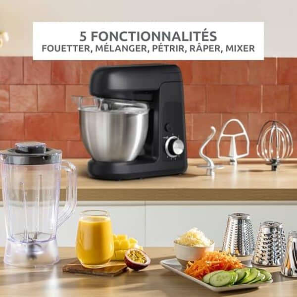 Découvrez notre test détaillé du robot pâtissier Moulinex Bake Partner 4.6 l : caractéristiques, performances et avis pour bien choisir votre robot de cuisine.