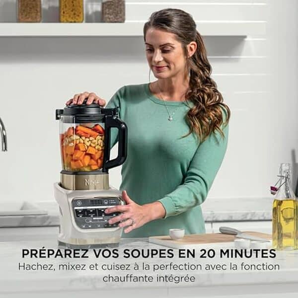 Découvrez notre test détaillé du Ninja Foodi : mixeur polyvalent avec 10 programmes spécialisés pour préparer vos soupes. Performance, efficacité et résultats garantis.