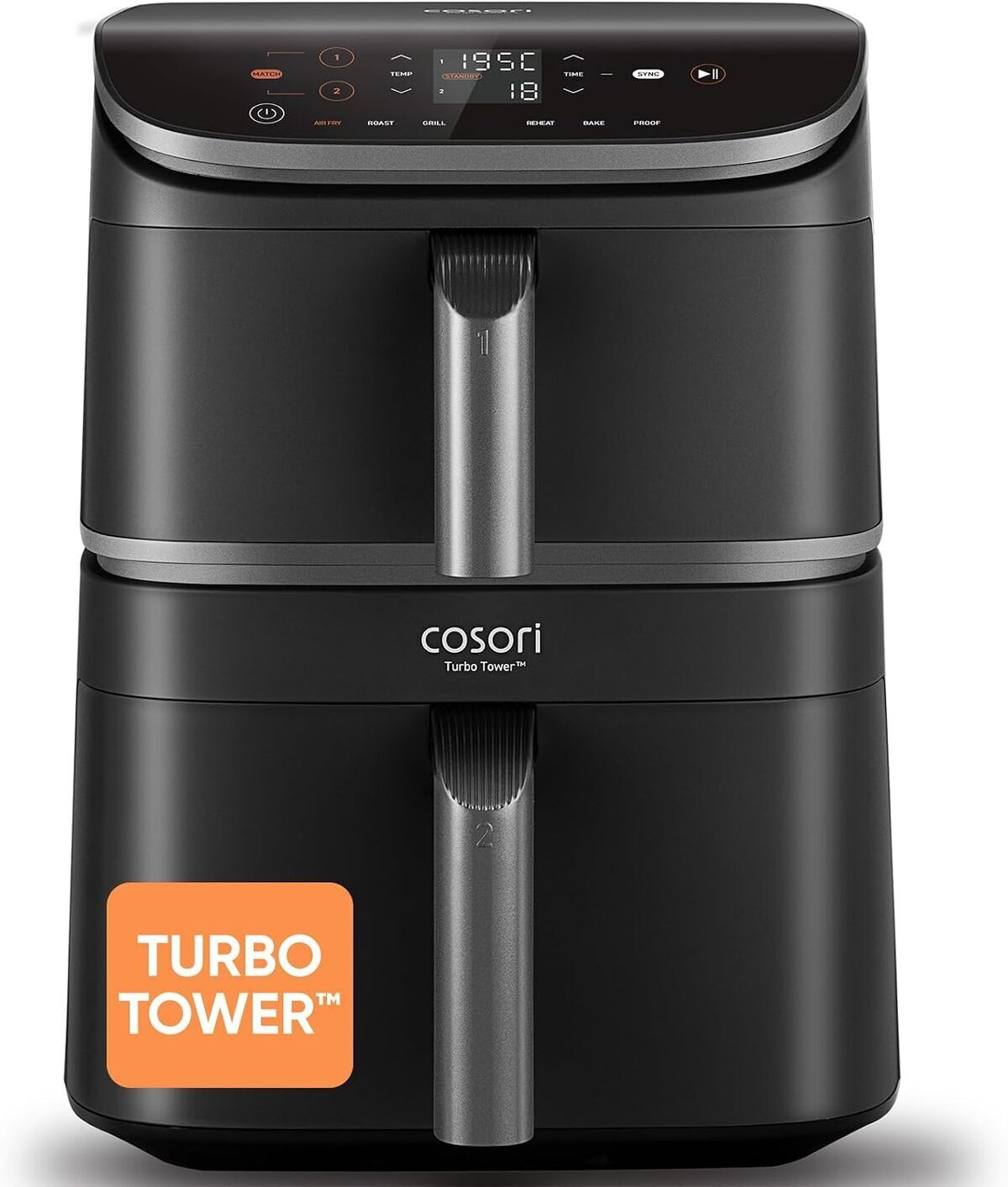 Test : cosori air fryer turbo tower 10, 8L, polyvalence 6-en-1