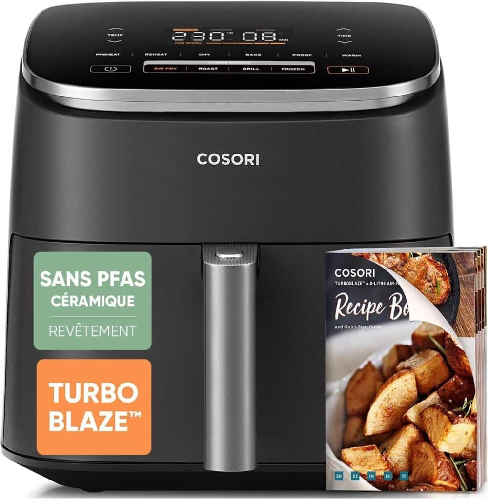 Test de la friteuse à air Cosori TurboBlaze 9-en-1 : avis et performances