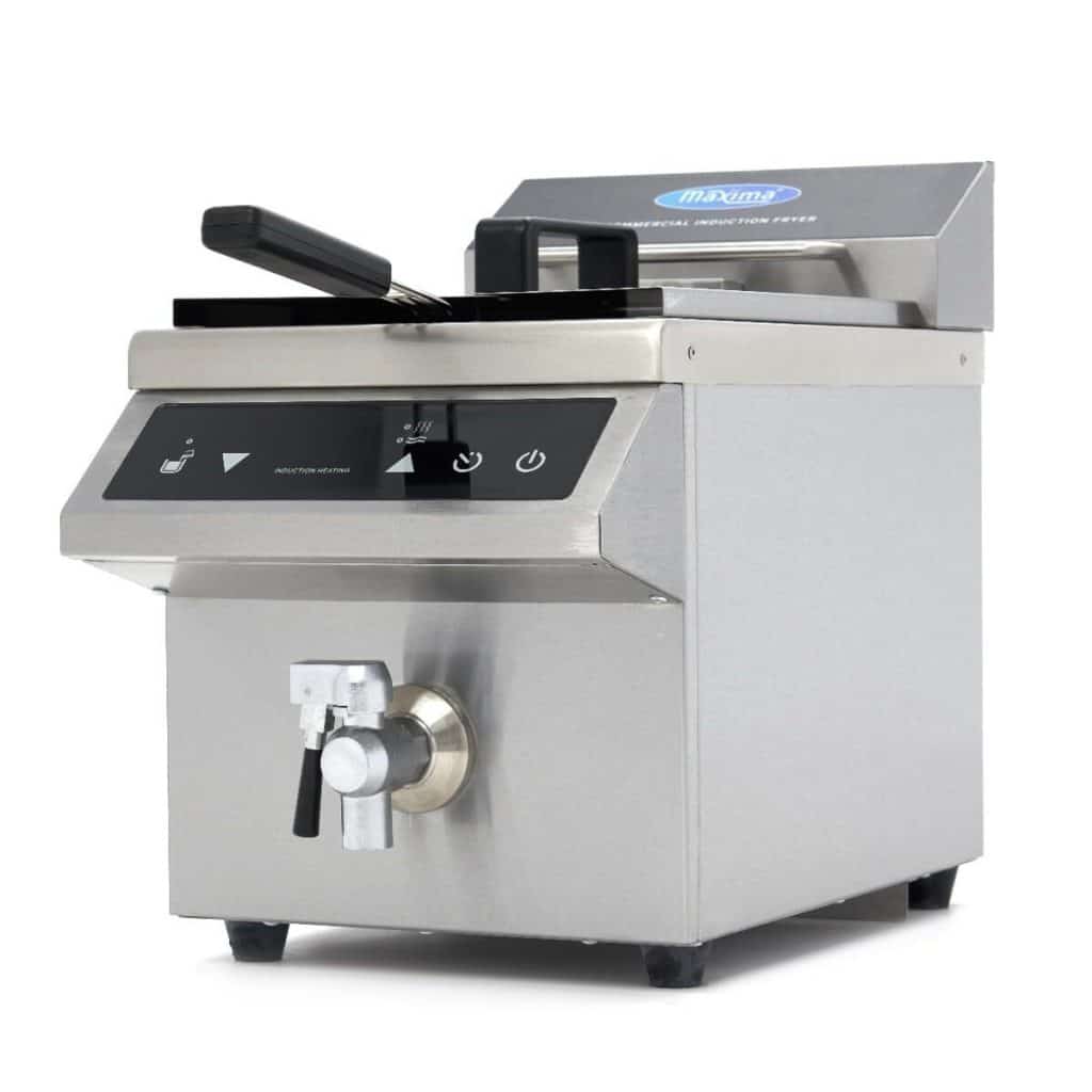Test de la friteuse Maxima 8L induction avec robinet