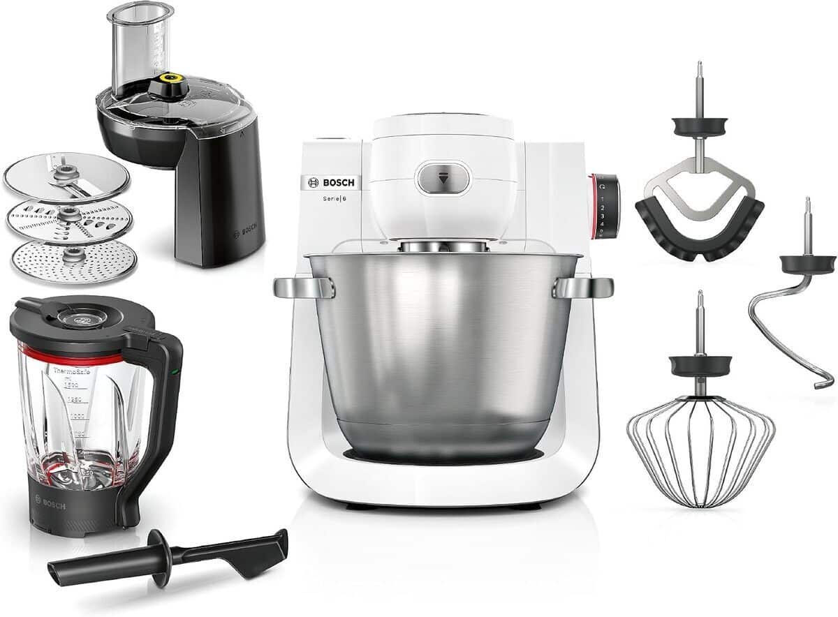 Test du robot pâtissier Bosch MUMS6EW22 : grande capacité en cuisine
